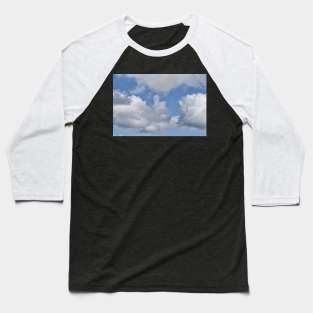 Blue sky with white clouds Baseball T-Shirt